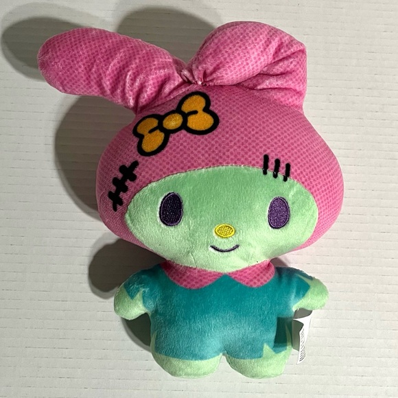 Hello Kitty & Friends Halloween 2024 Frankenstein My Melody 8" Plush NWT Sanrio - Picture 11 of 12